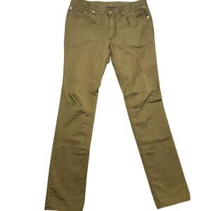 Polo Ralph Lauren Jeans Mens 32/34 Green Stretch Streetwear Slim Fit Bootcut Leg